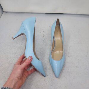 Khaite Baby Blue Leather River Iconic Pump